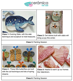 Clay 8-12 Jan Feb 25  26