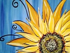 Adult Paint Sunflower