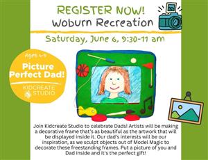 Kid create studio fathers day flyer