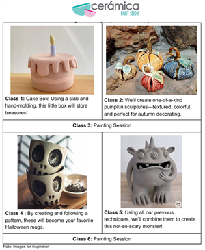 Clay Fall 2026 Ages 8-12